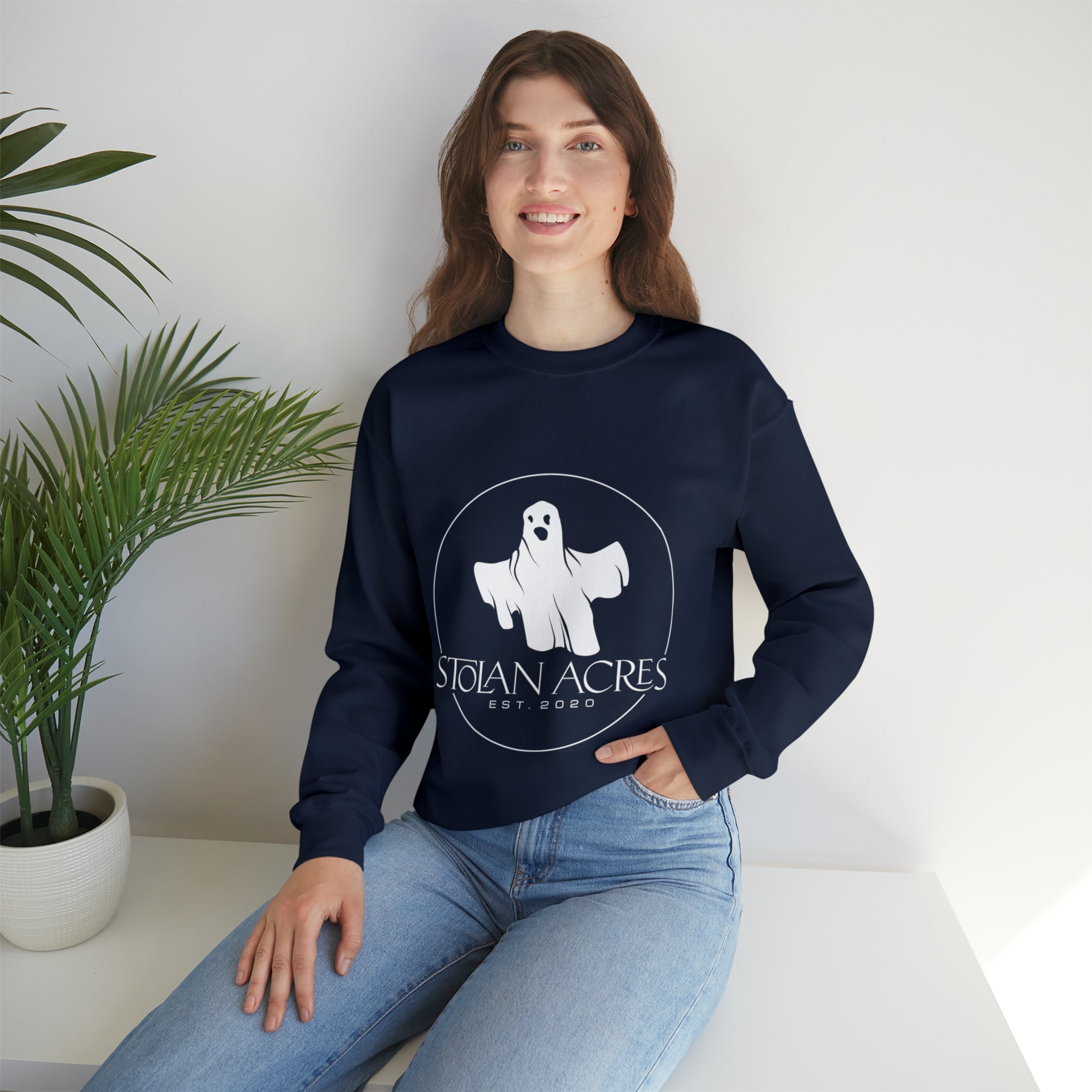 Stolan Acres Ghost Crewneck Sweatshirt