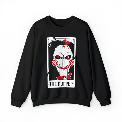 The Puppet Tarot Card Crewneck Sweatshirt