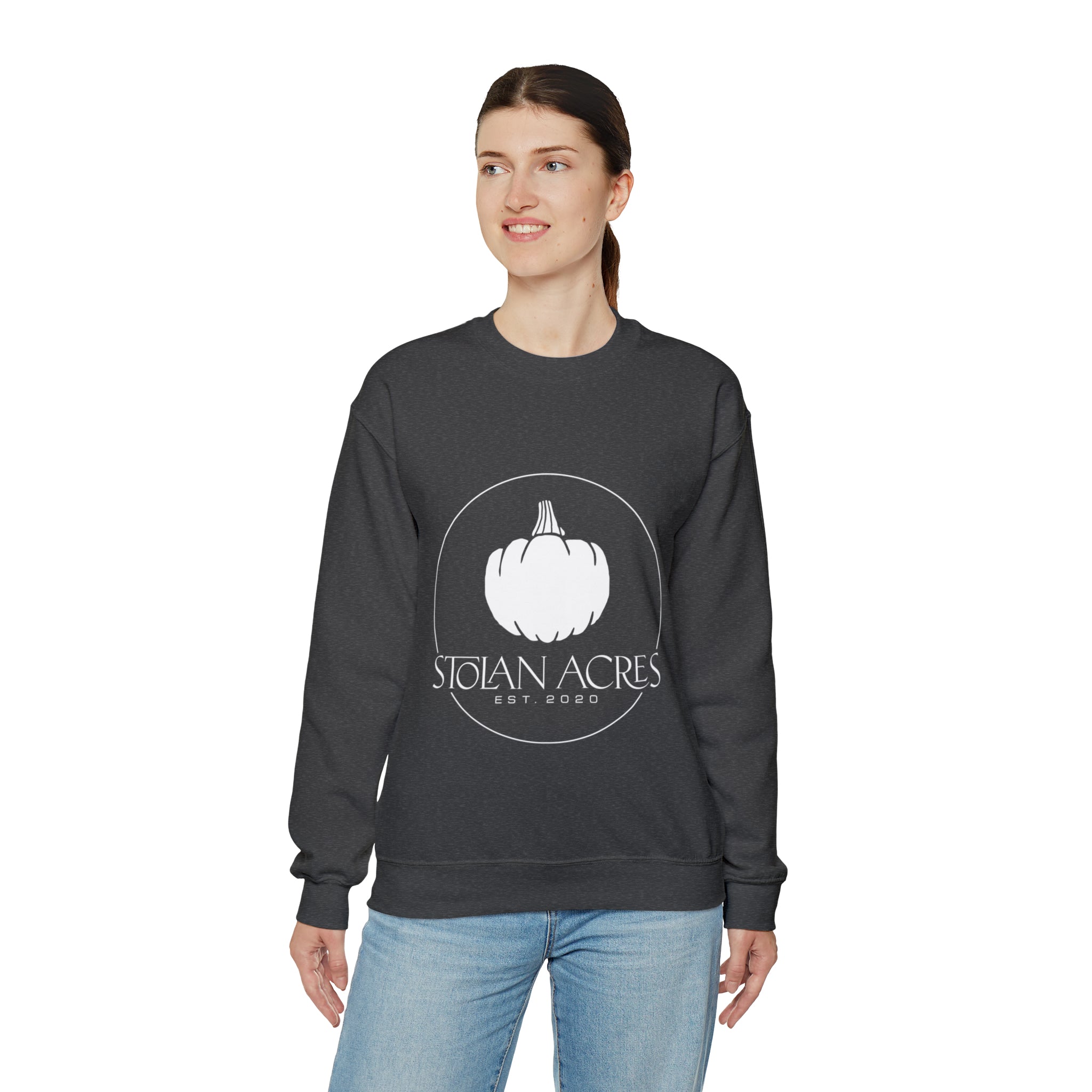 Stolan Acres Pumpkin Crewneck Sweatshirt