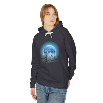Blue Moon Over Brooklyn | Unisex Lightweight Hoodie
