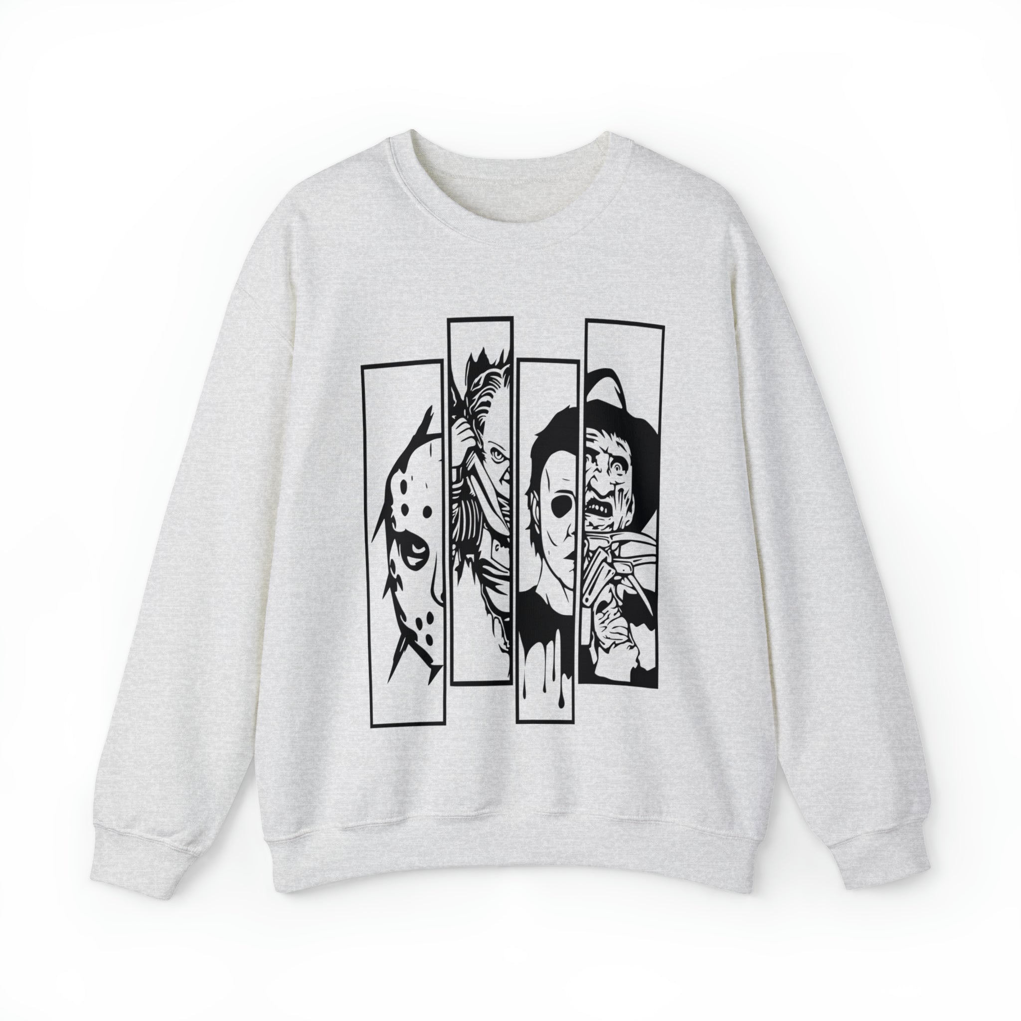 Horror Movie Friends Crewneck Sweatshirt