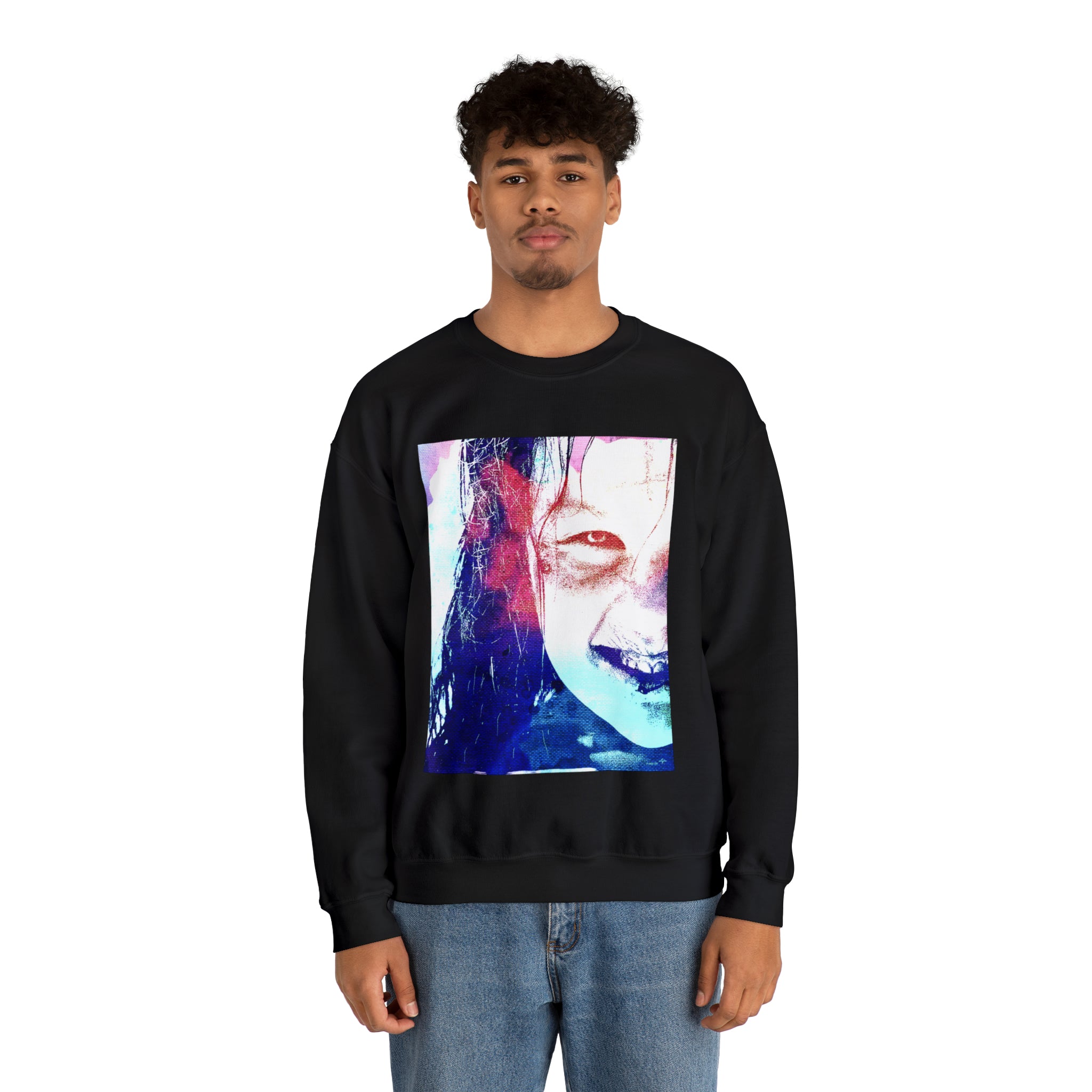 Exorcist Crewneck Sweatshirt (Pink and Navy Variant)