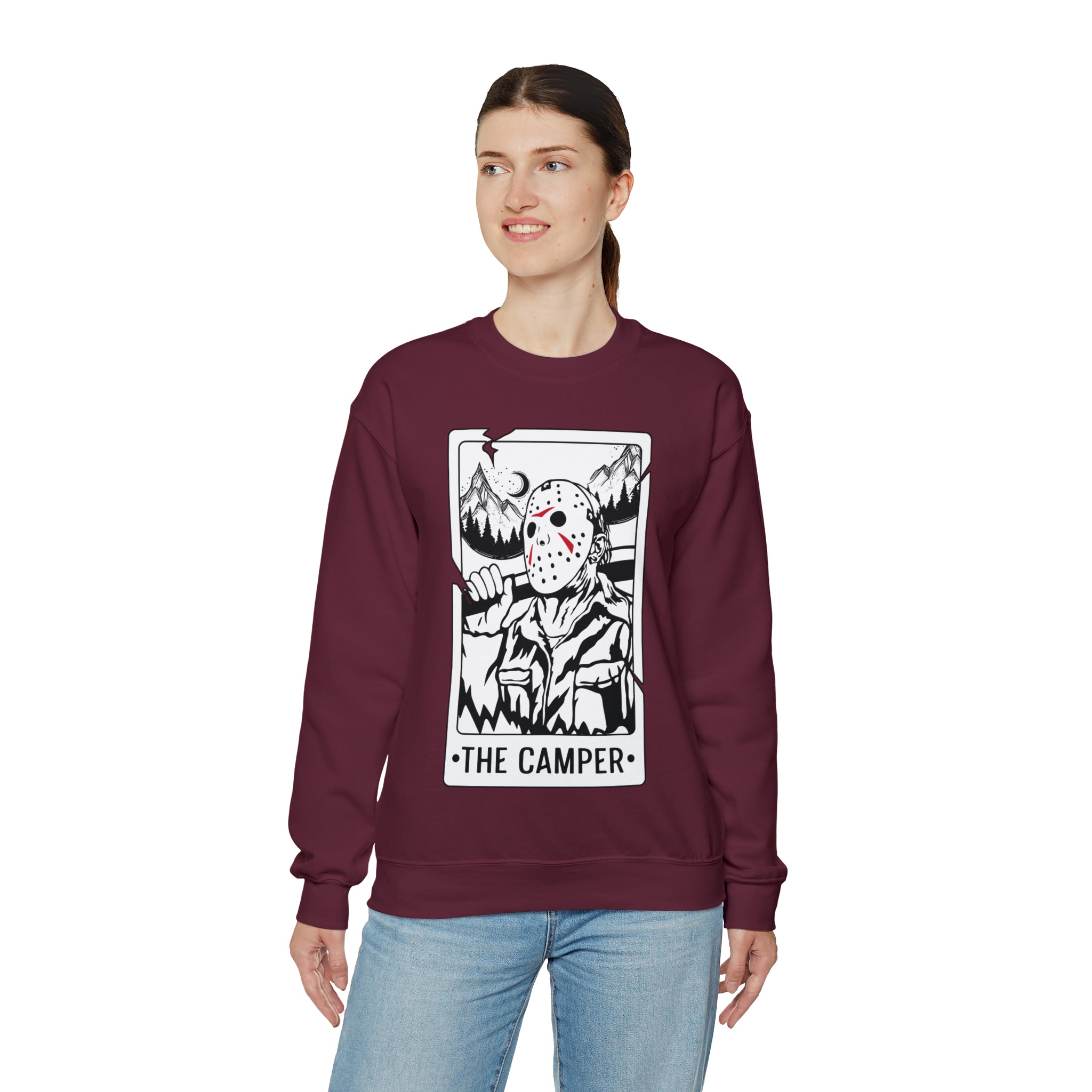 The Camper Tarot Card Crewneck Sweatshirt