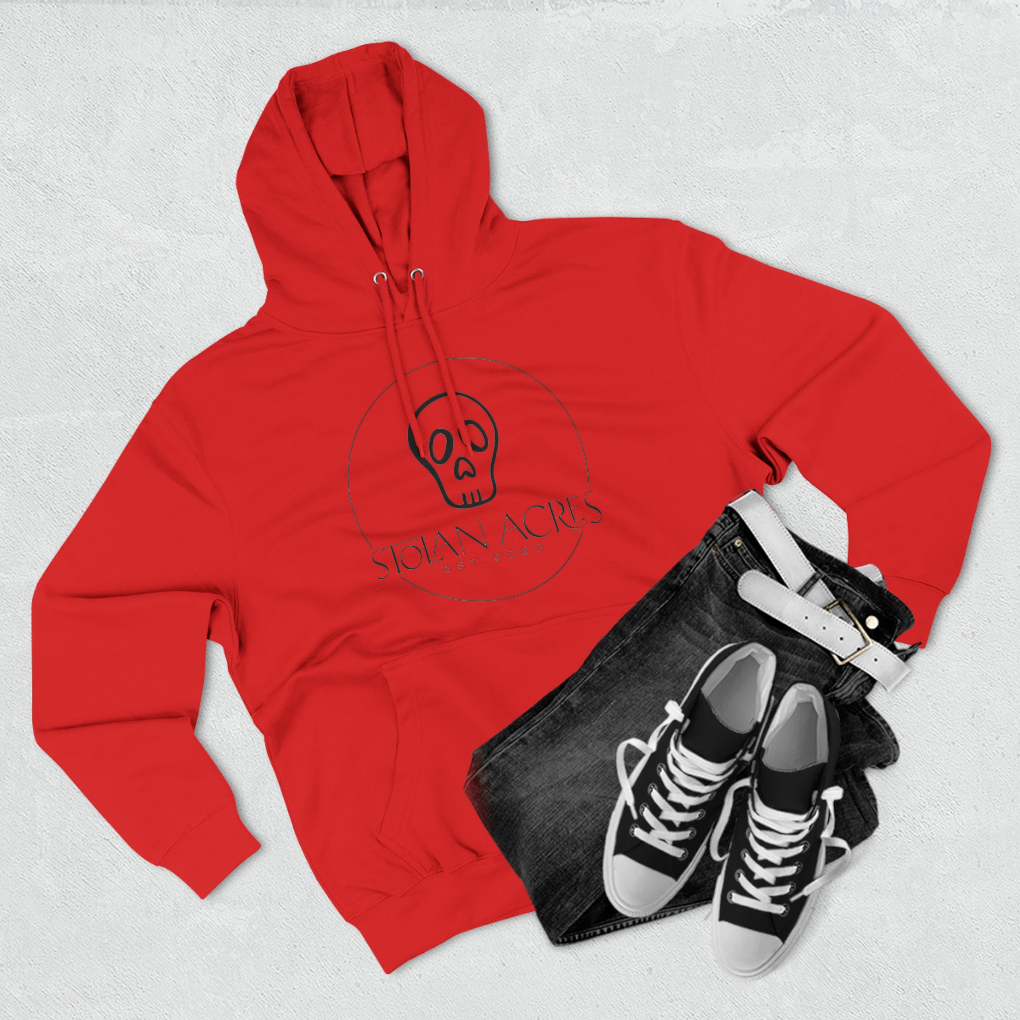 Stolan Acres Skull Hoodie