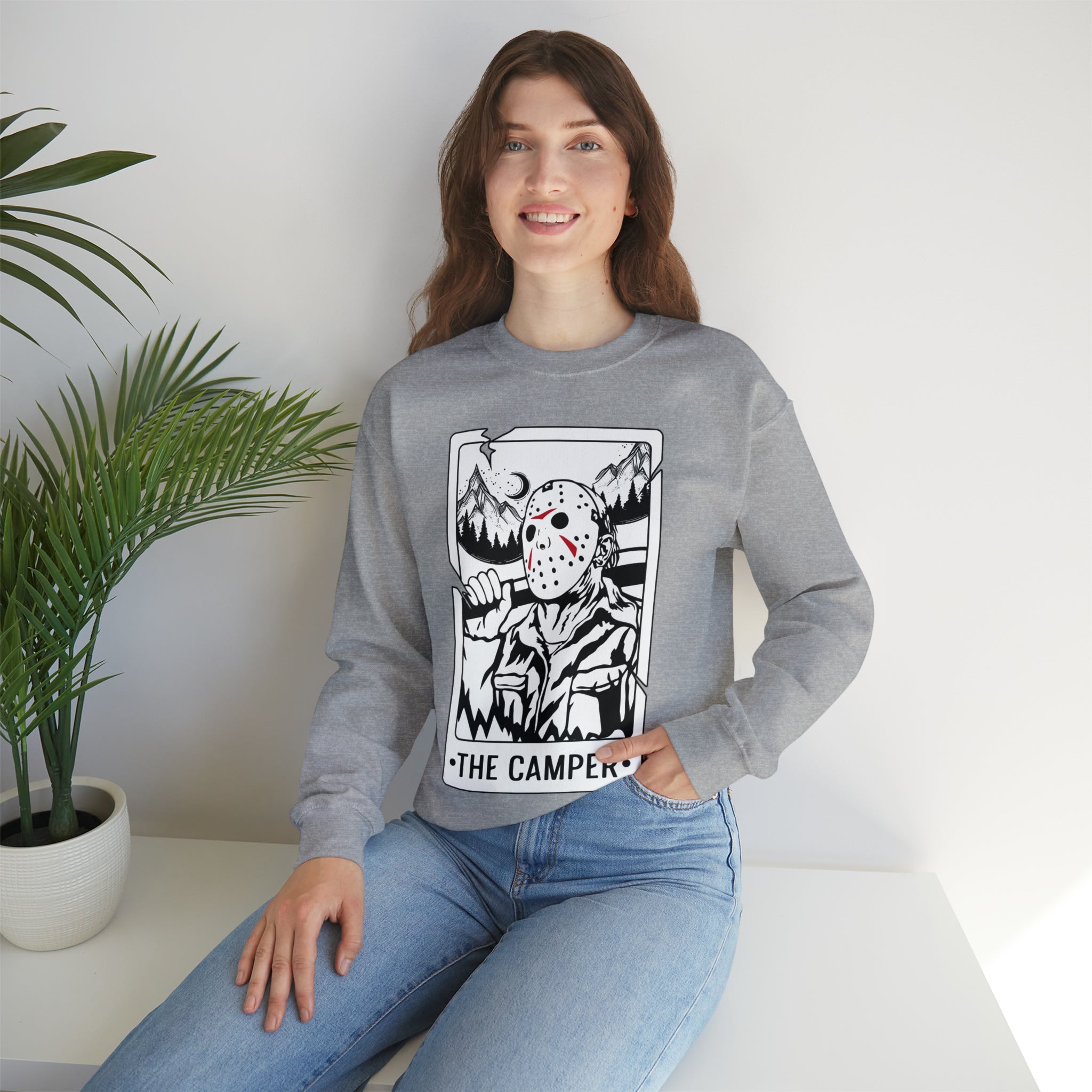 The Camper Tarot Card Crewneck Sweatshirt
