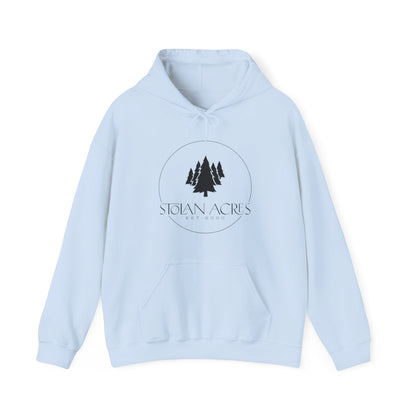 Stolan Acres | Hooded Sweatshirt (Black Logo)