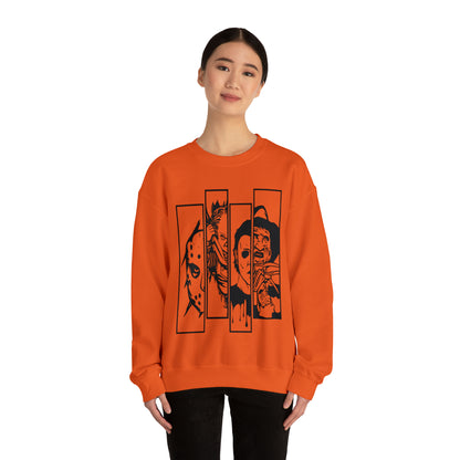 Horror Movie Friends Crewneck Sweatshirt