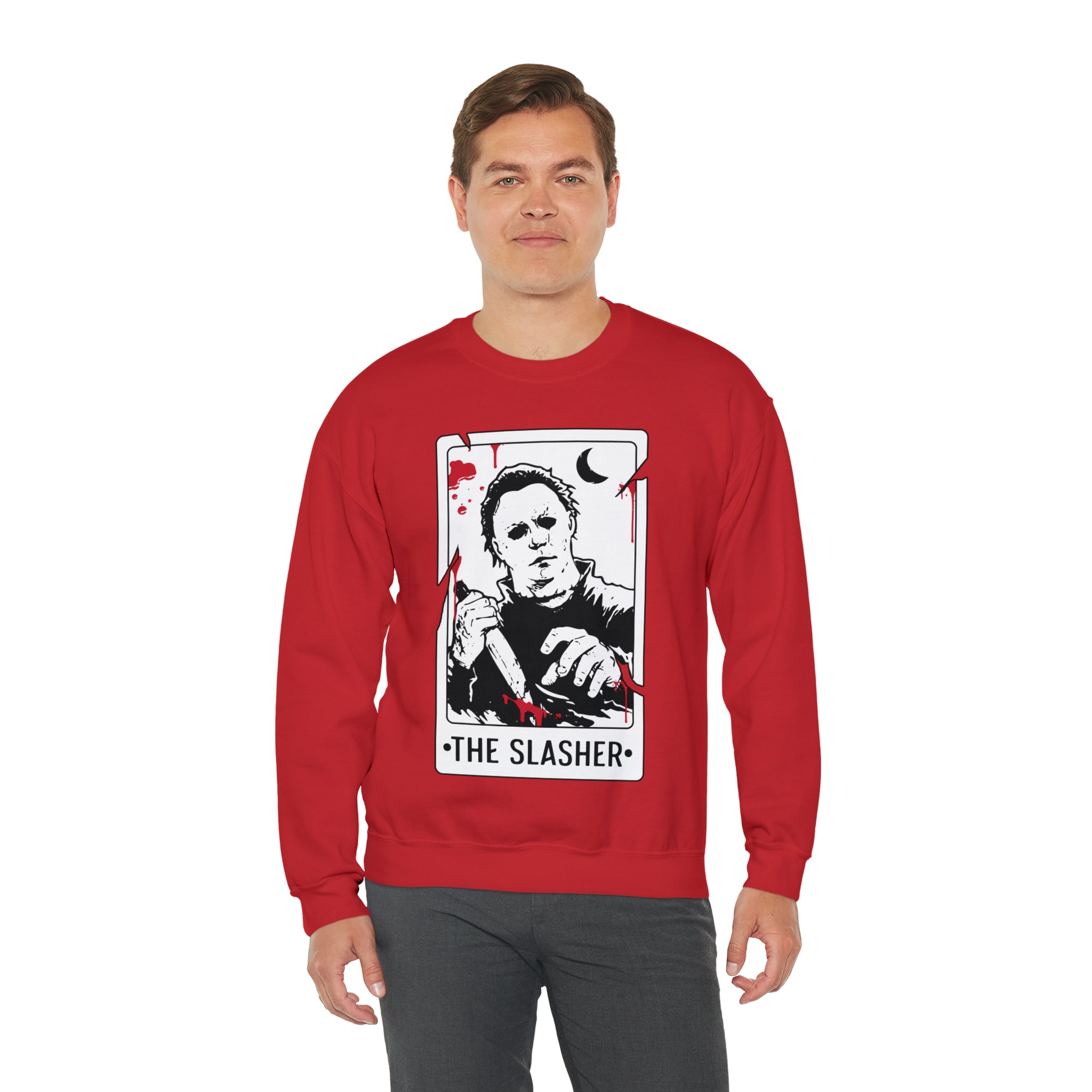 The Slasher Tarot Card Crewneck Sweatshirt