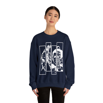 Horror Movie Friends Crewneck Sweatshirt