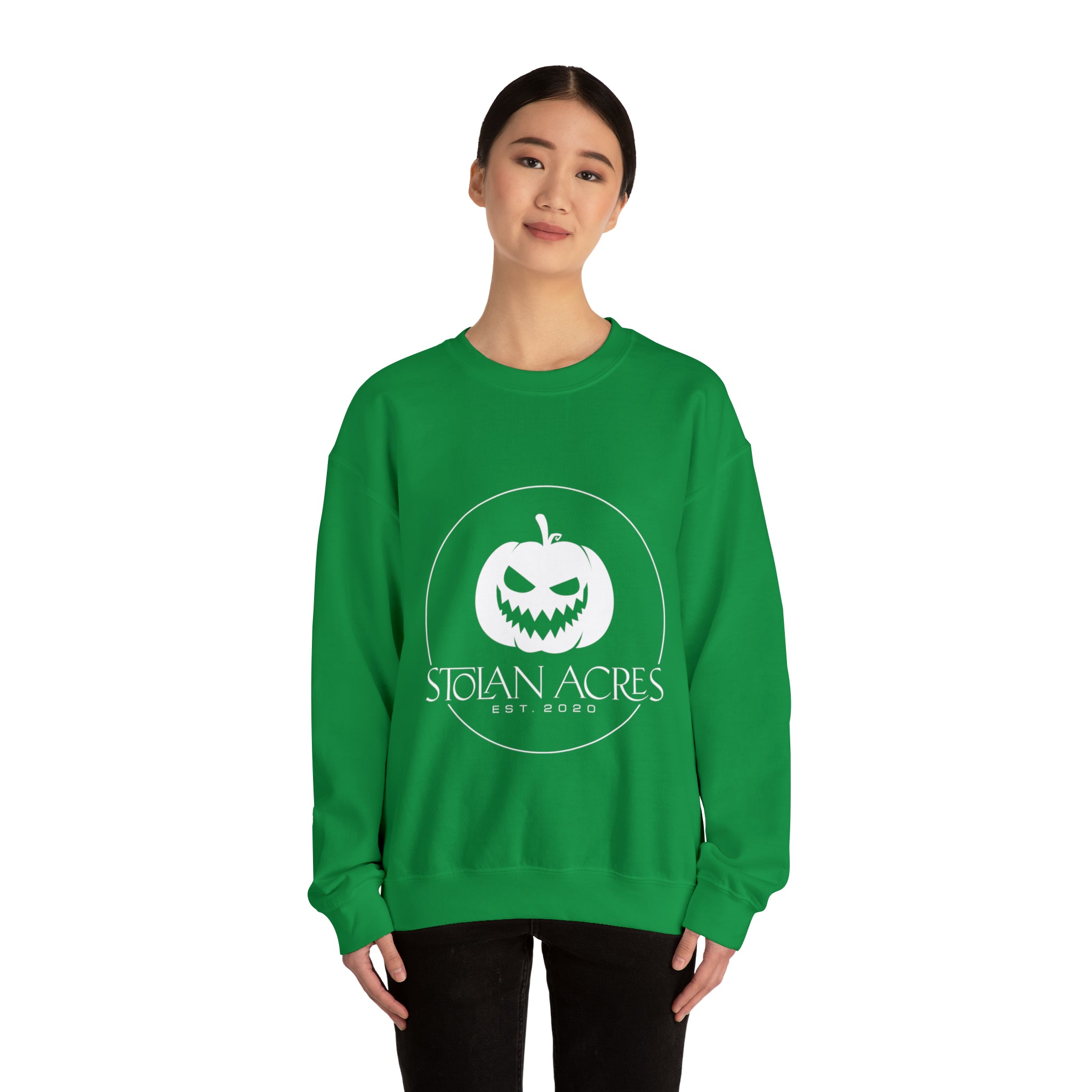 Stolan Acres Jack-O-Lantern Crewneck Sweatshirt