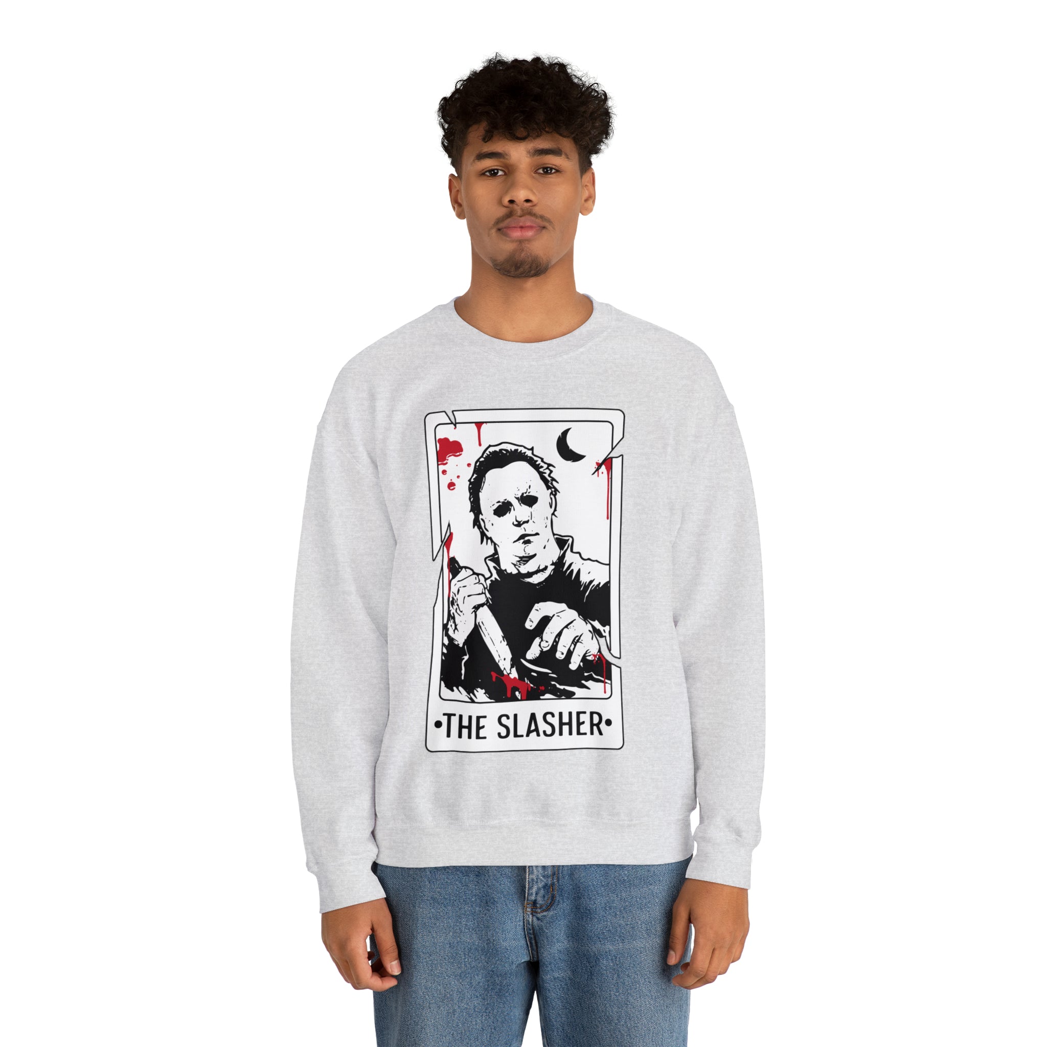 The Slasher Tarot Card Crewneck Sweatshirt