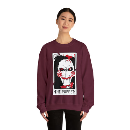 The Puppet Tarot Card Crewneck Sweatshirt