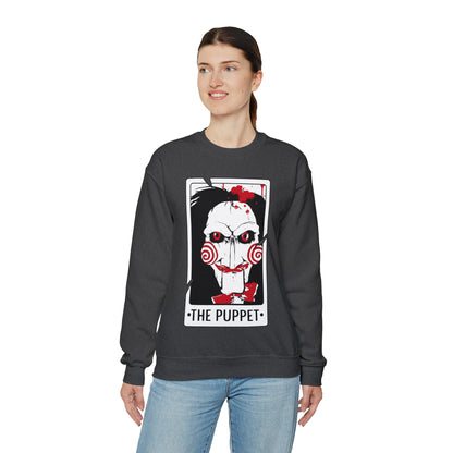 The Puppet Tarot Card Crewneck Sweatshirt