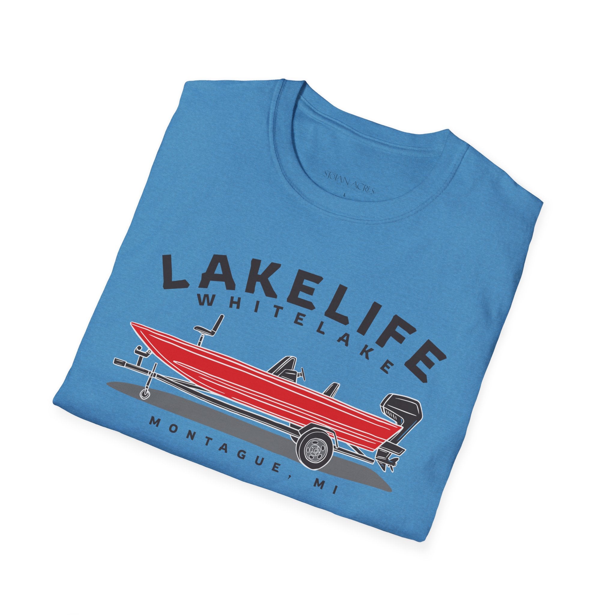 White Lake Fishing | Unisex Softstyle T-Shirt