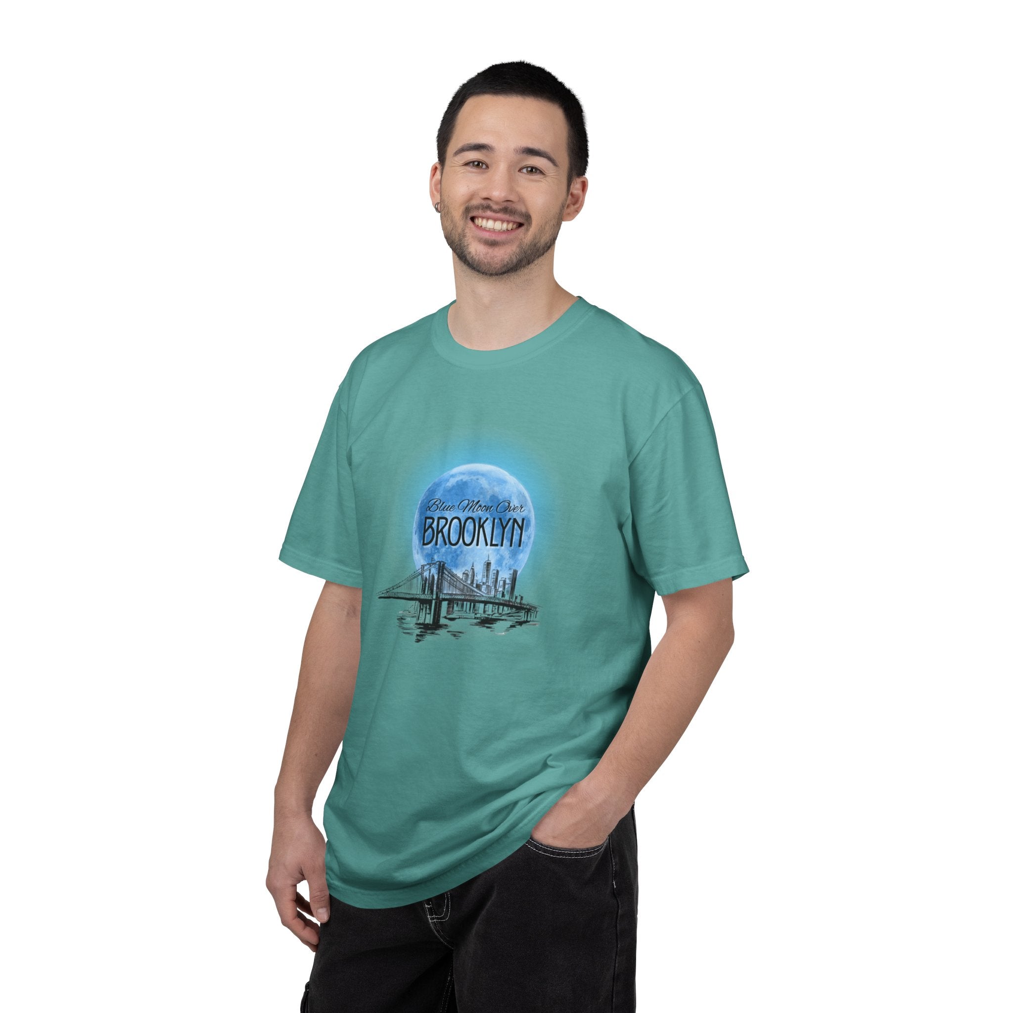 Blue Moon Over Brooklyn Tee – Made for Late Nights & Slow Mornings