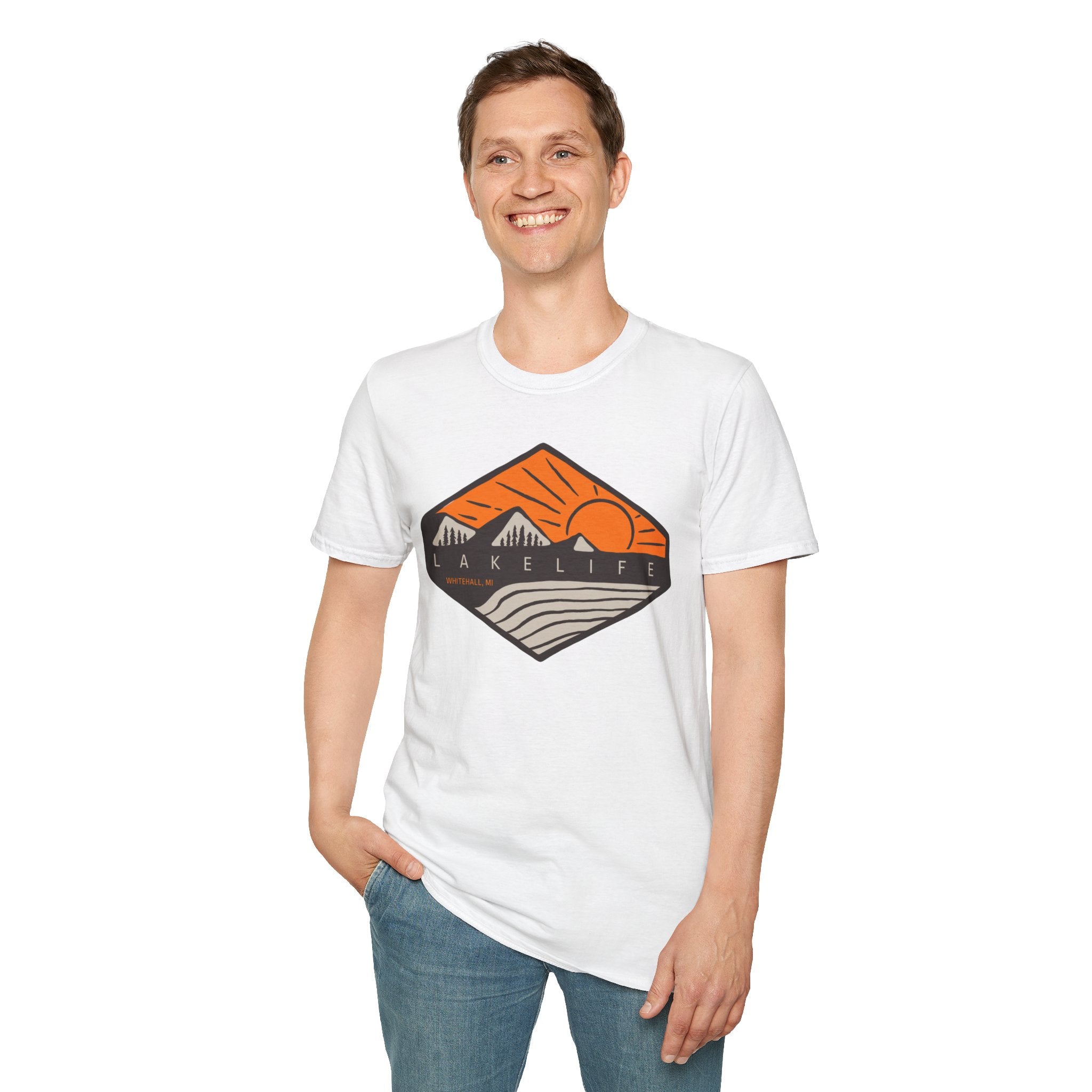 Orange Bluffs | Unisex Softstyle T-Shirt