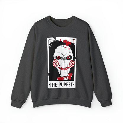 The Puppet Tarot Card Crewneck Sweatshirt
