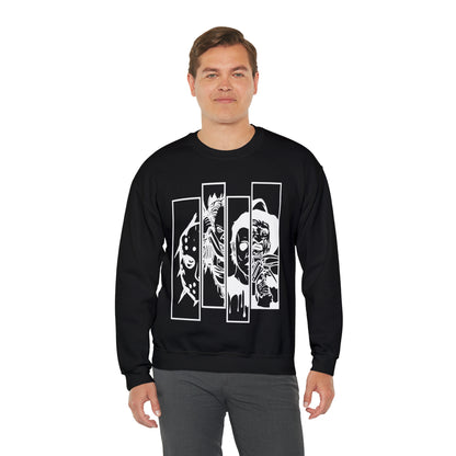 Horror Movie Friends Crewneck Sweatshirt