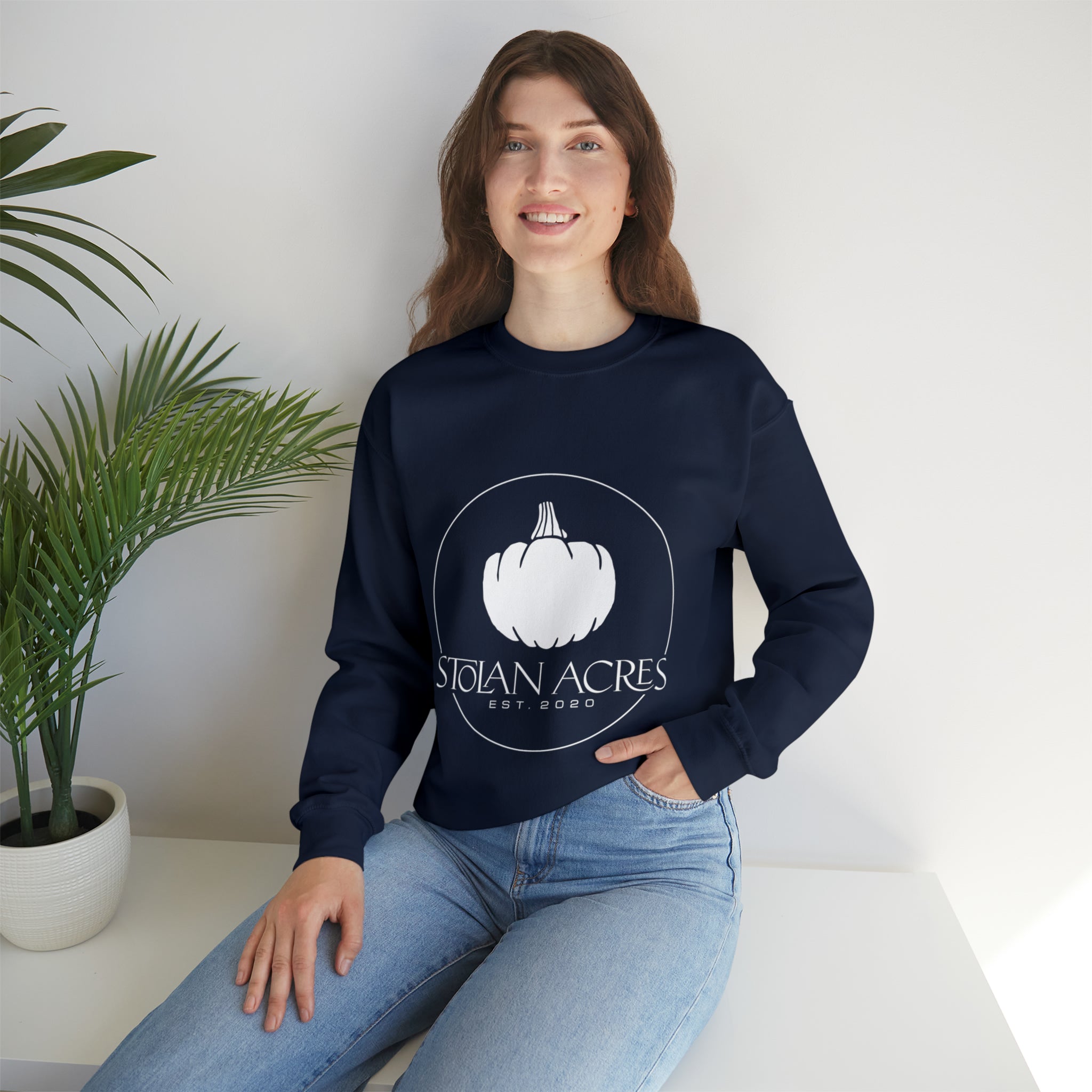 Stolan Acres Pumpkin Crewneck Sweatshirt