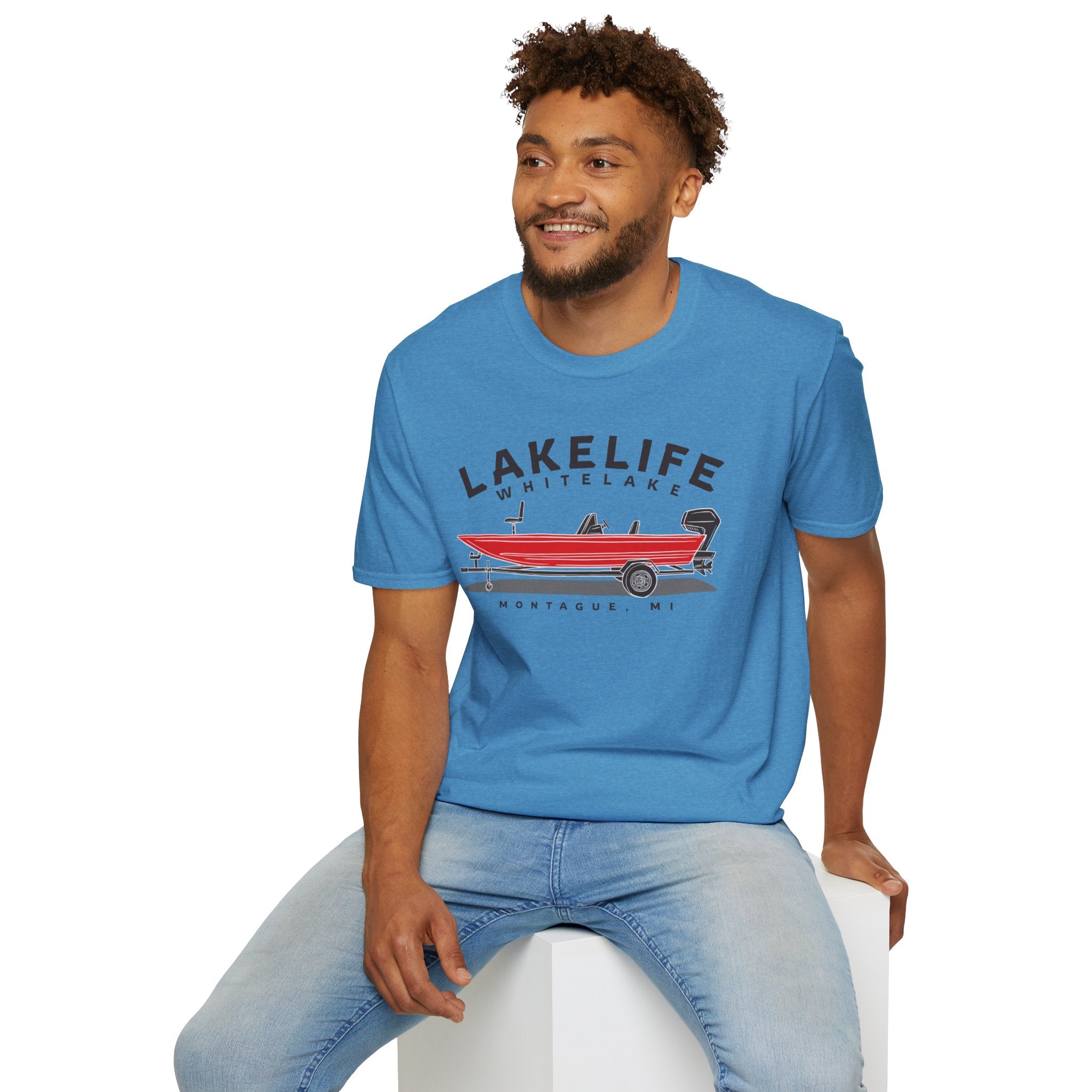 White Lake Fishing | Unisex Softstyle T-Shirt