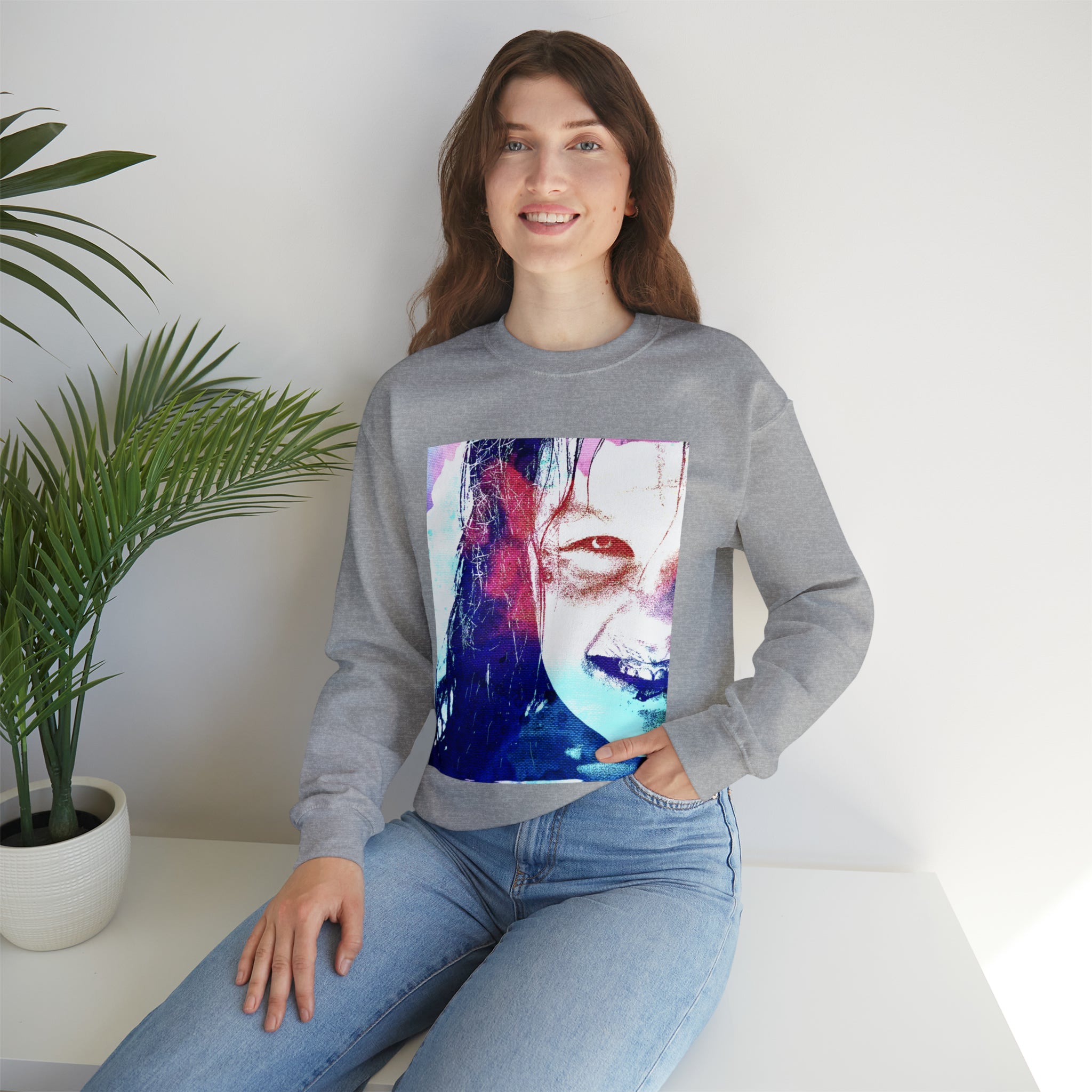 Exorcist Crewneck Sweatshirt (Pink and Navy Variant)