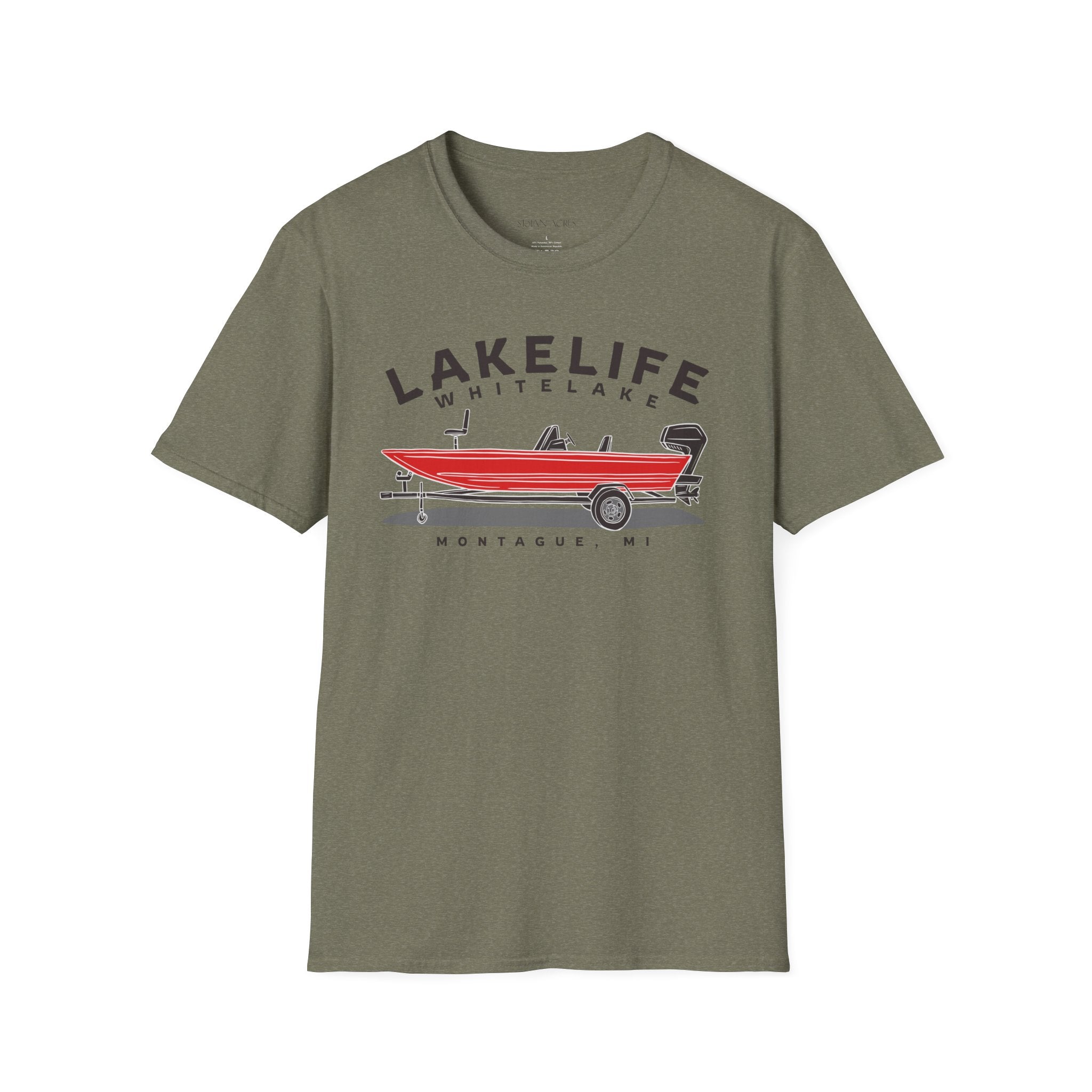 White Lake Fishing | Unisex Softstyle T-Shirt