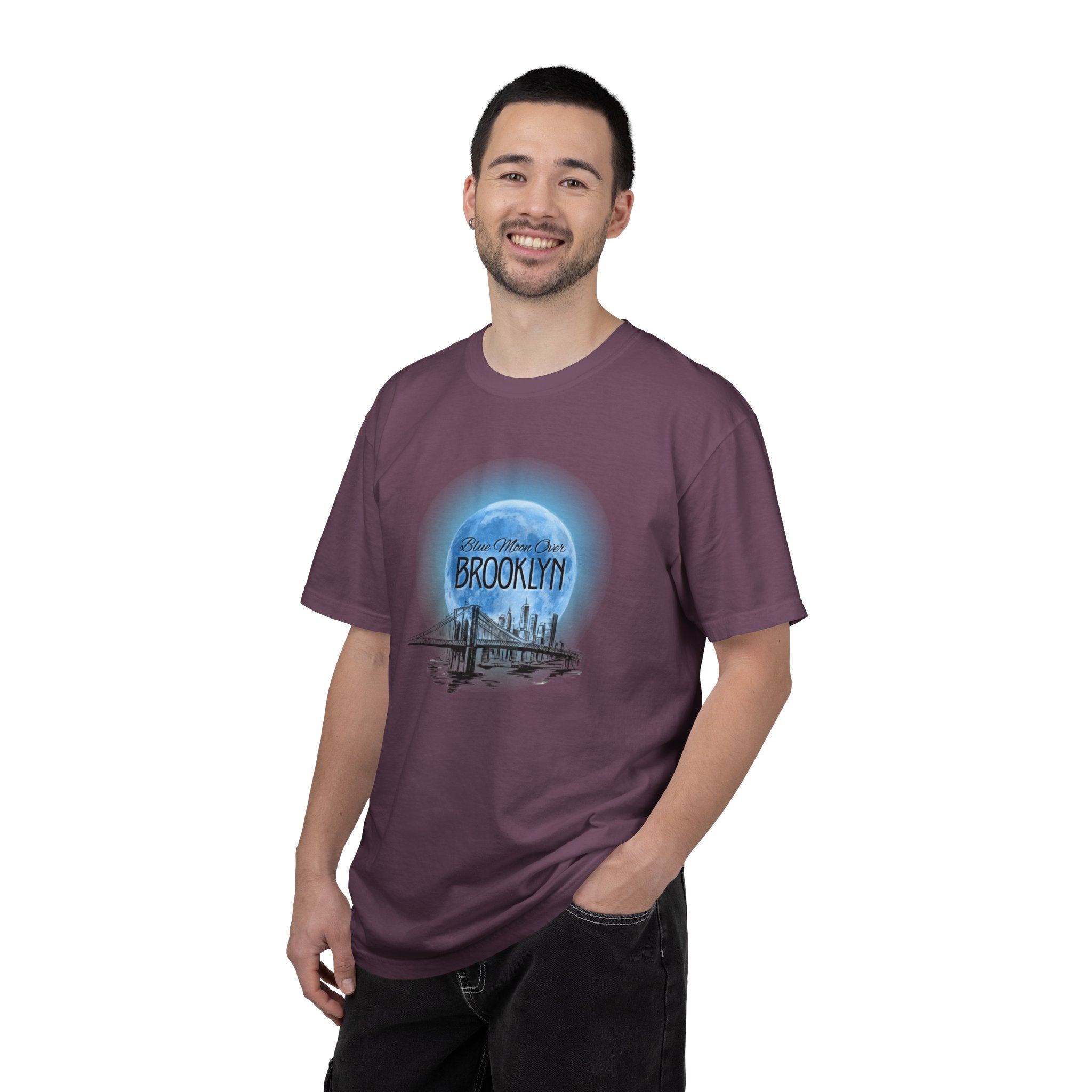 Blue Moon Over Brooklyn Tee – Made for Late Nights & Slow Mornings