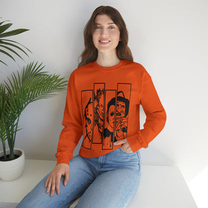 Horror Movie Friends Crewneck Sweatshirt