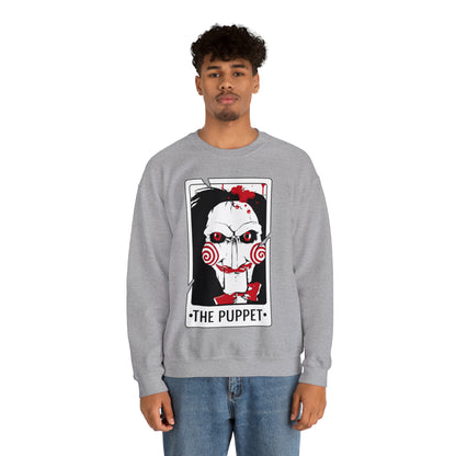 The Puppet Tarot Card Crewneck Sweatshirt
