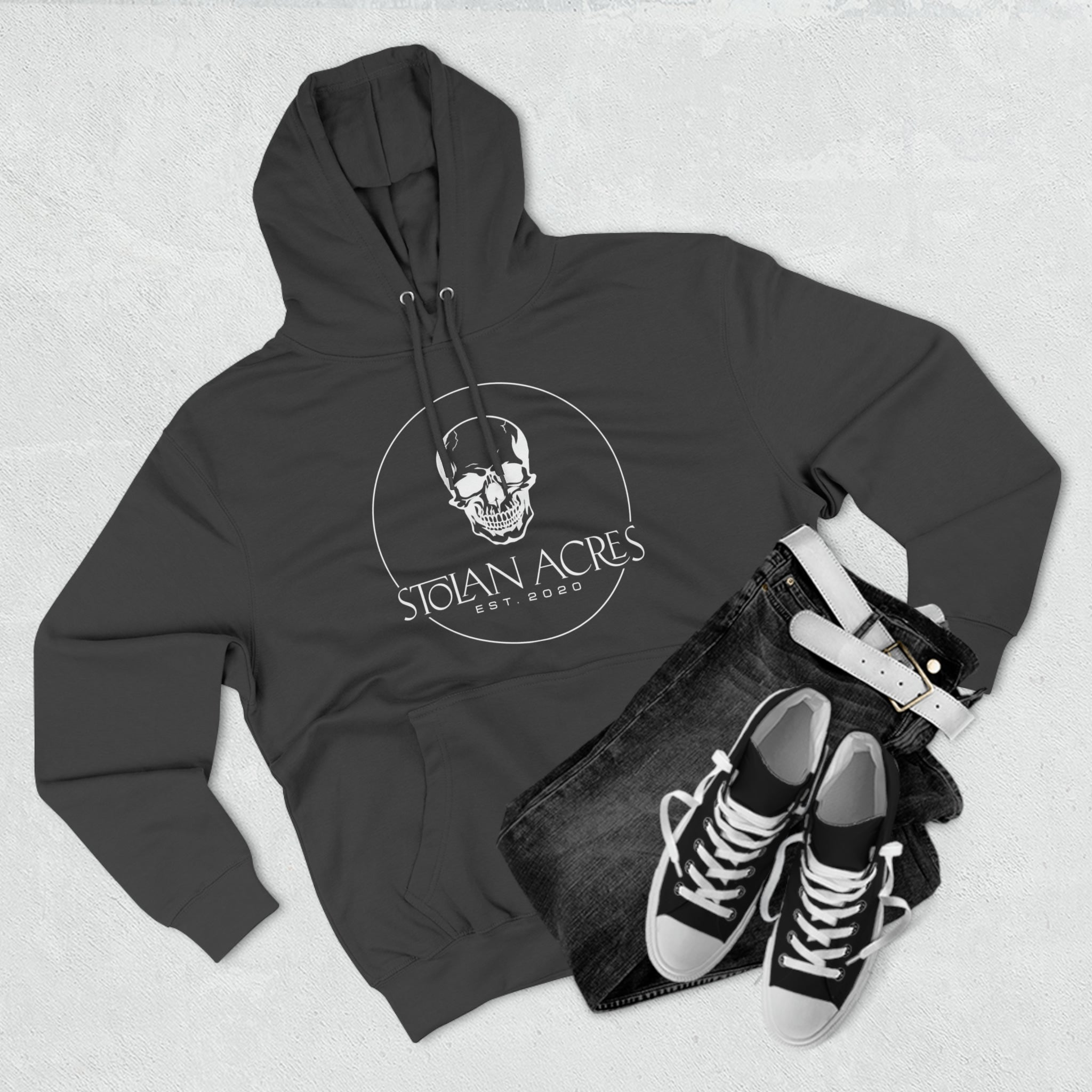 Stolan Acres Skull Hoodie