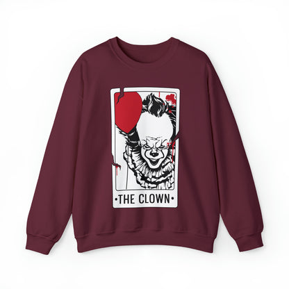 The Clown Tarot Card Crewneck Sweatshirt