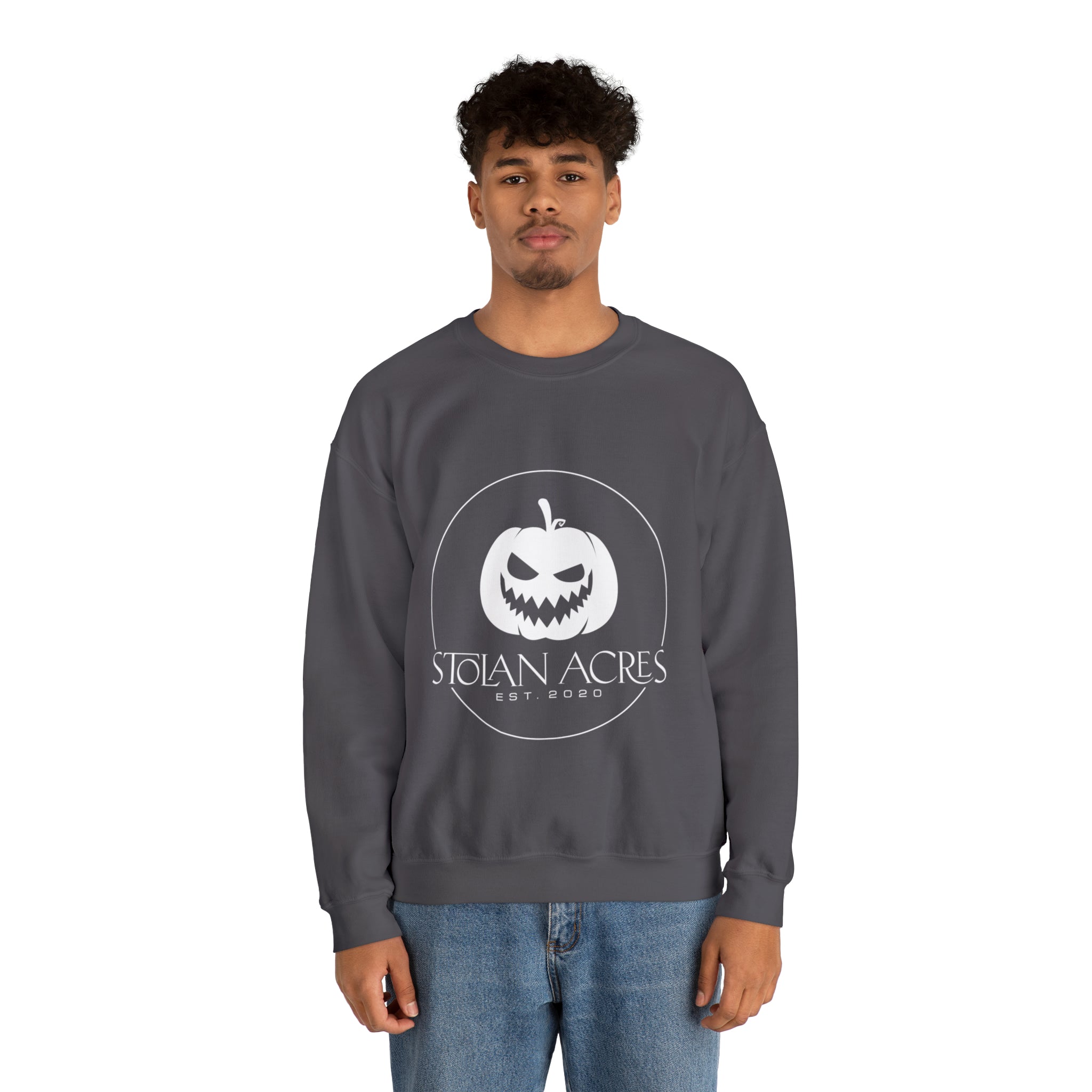 Stolan Acres Jack-O-Lantern Crewneck Sweatshirt