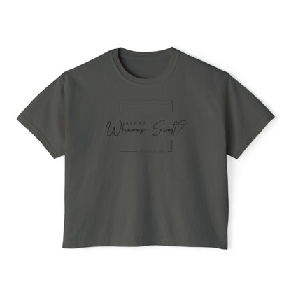 Where's Scott - Women's Boxy Crop