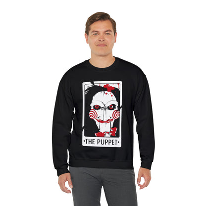 The Puppet Tarot Card Crewneck Sweatshirt