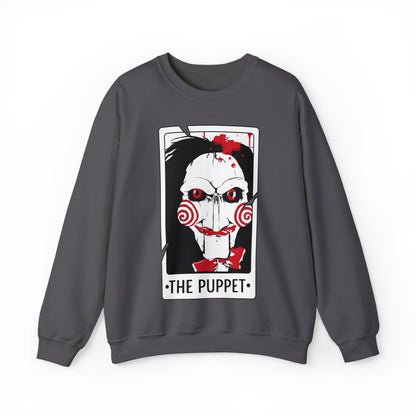 The Puppet Tarot Card Crewneck Sweatshirt