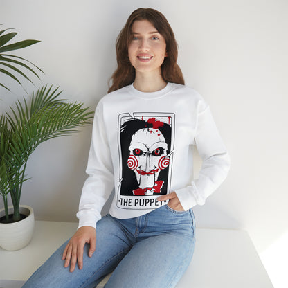 The Puppet Tarot Card Crewneck Sweatshirt