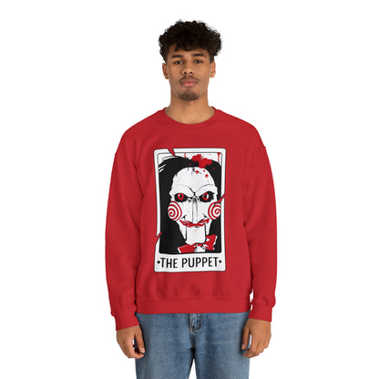 The Puppet Tarot Card Crewneck Sweatshirt