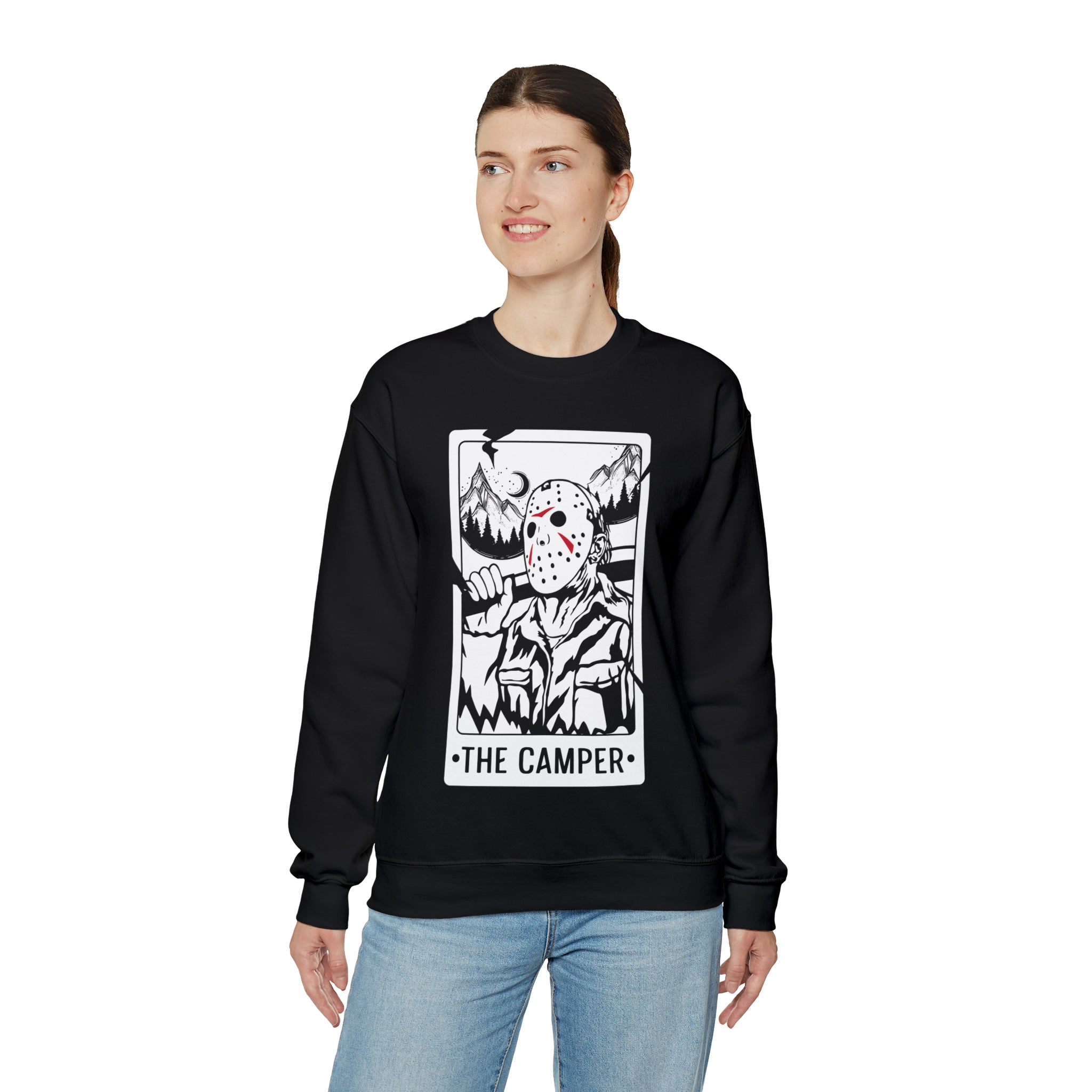 The Camper Tarot Card Crewneck Sweatshirt