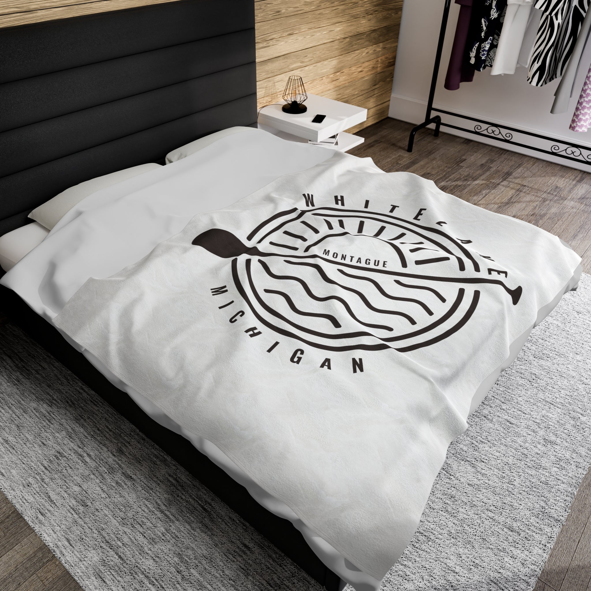 Paddle In The Sun | Velveteen Plush Blanket