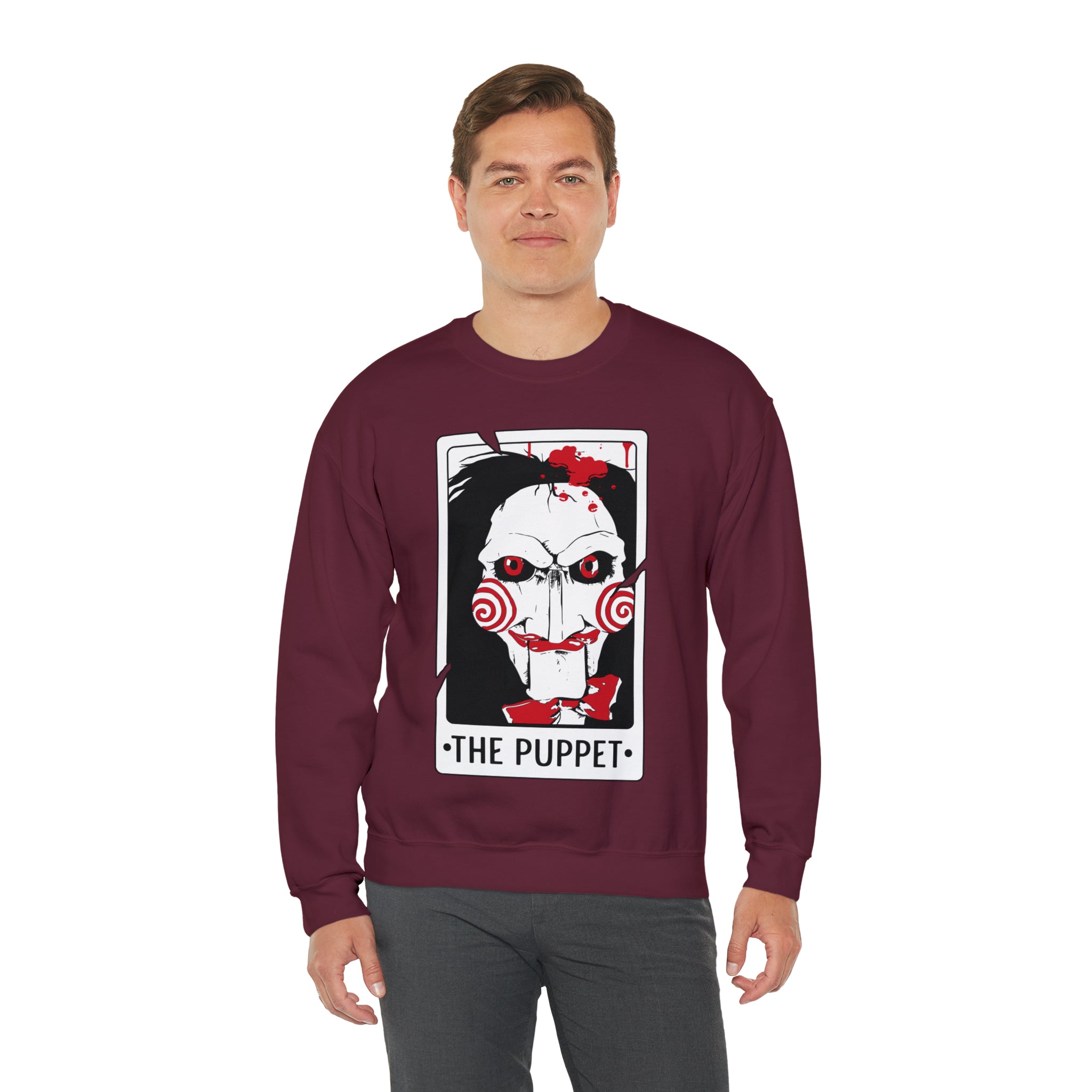 The Puppet Tarot Card Crewneck Sweatshirt