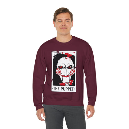 The Puppet Tarot Card Crewneck Sweatshirt