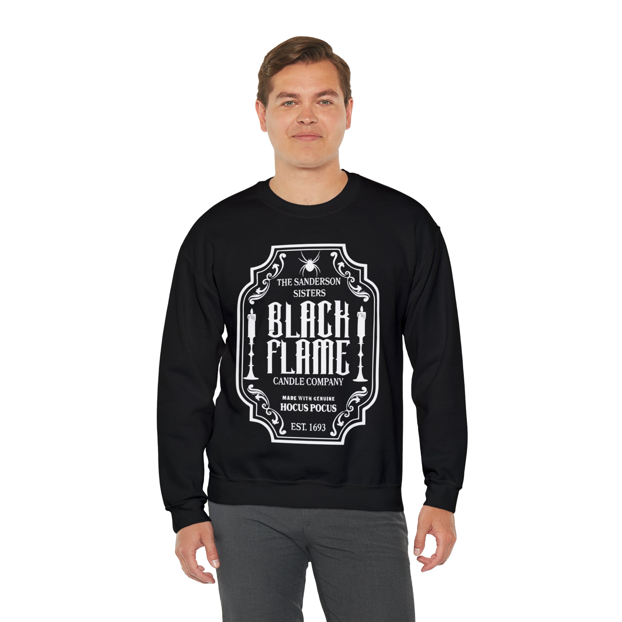 Sanderson Sisters Black Flame Candle Co Crewneck Sweatshirt