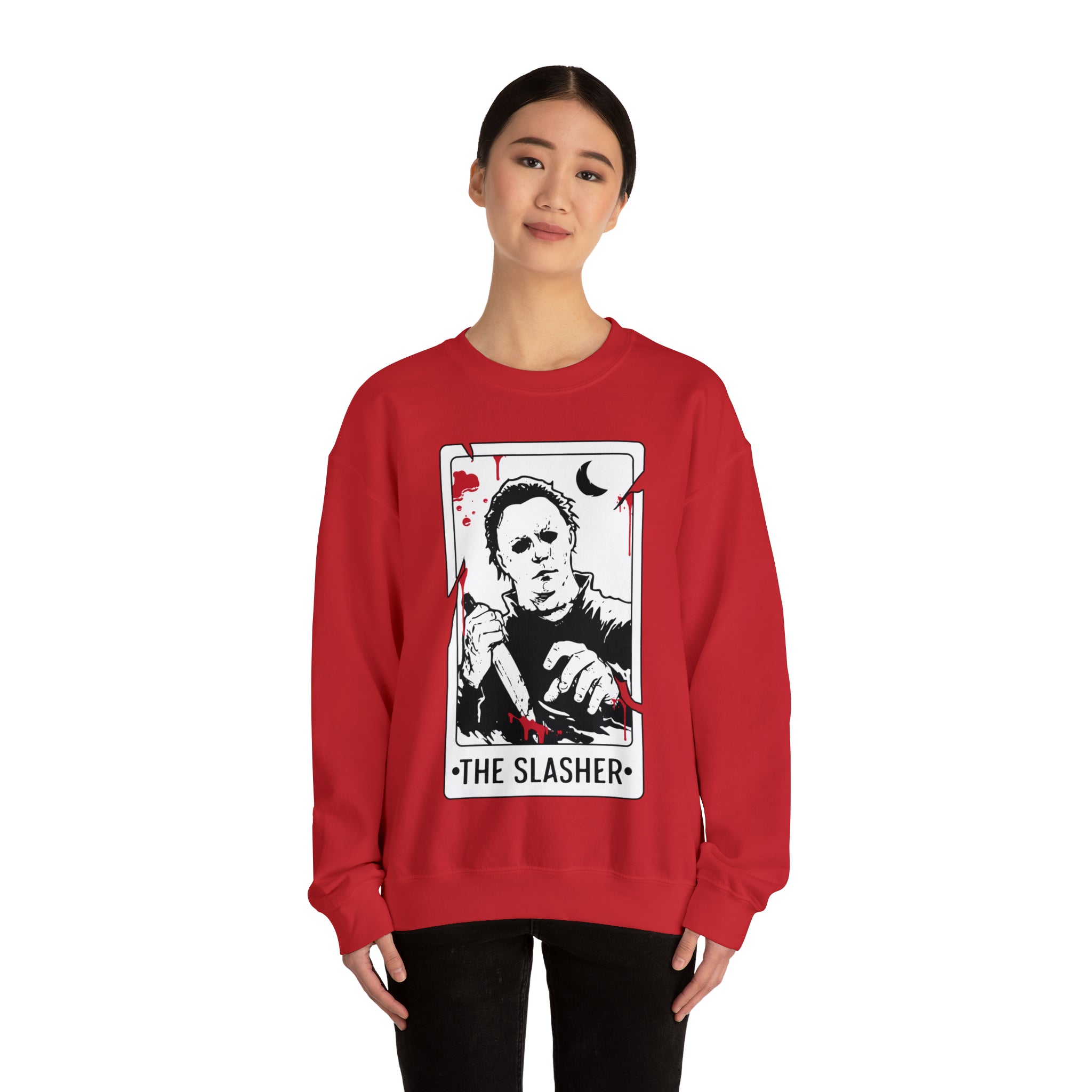 The Slasher Tarot Card Crewneck Sweatshirt