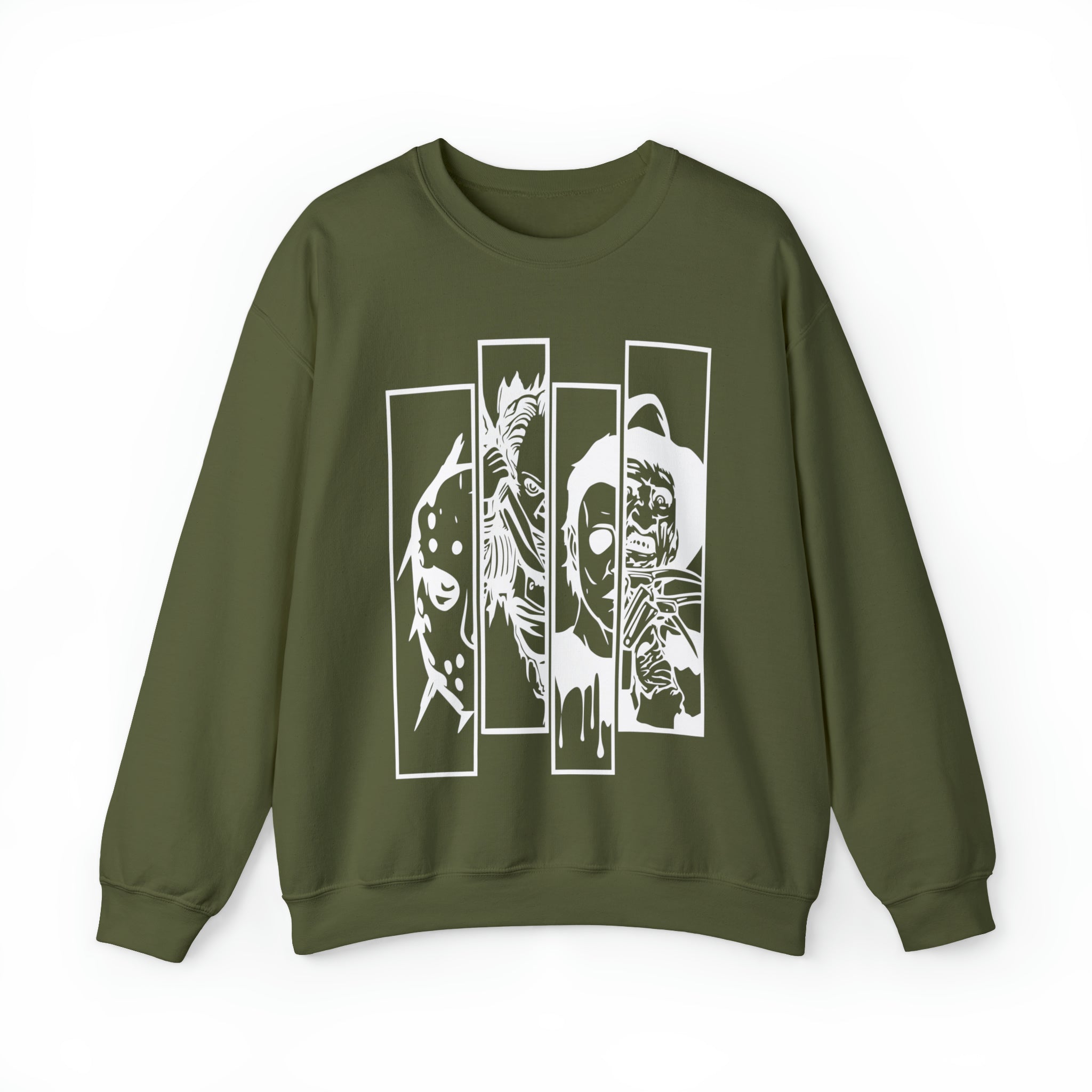 Horror Movie Friends Crewneck Sweatshirt