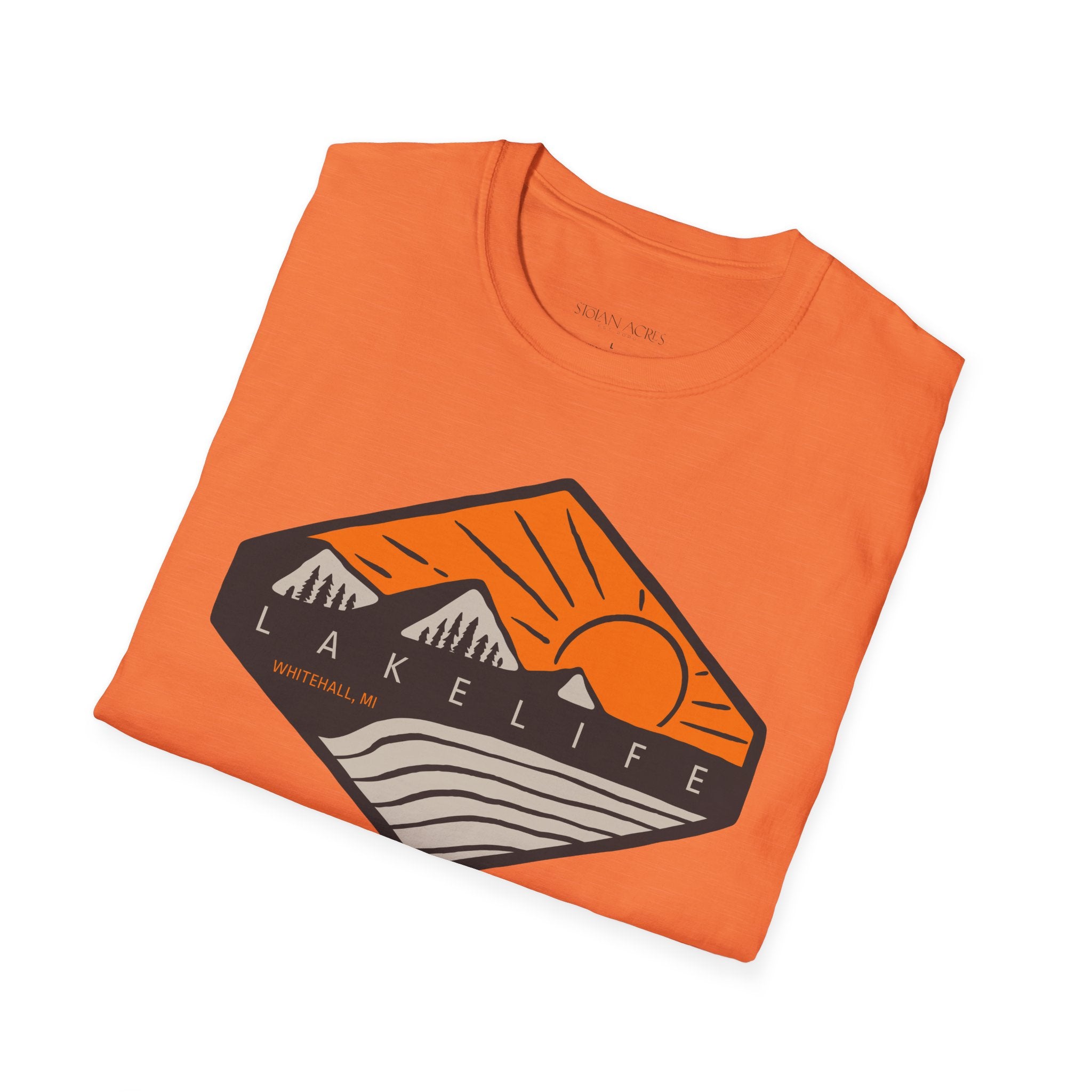 Orange Bluffs | Unisex Softstyle T-Shirt
