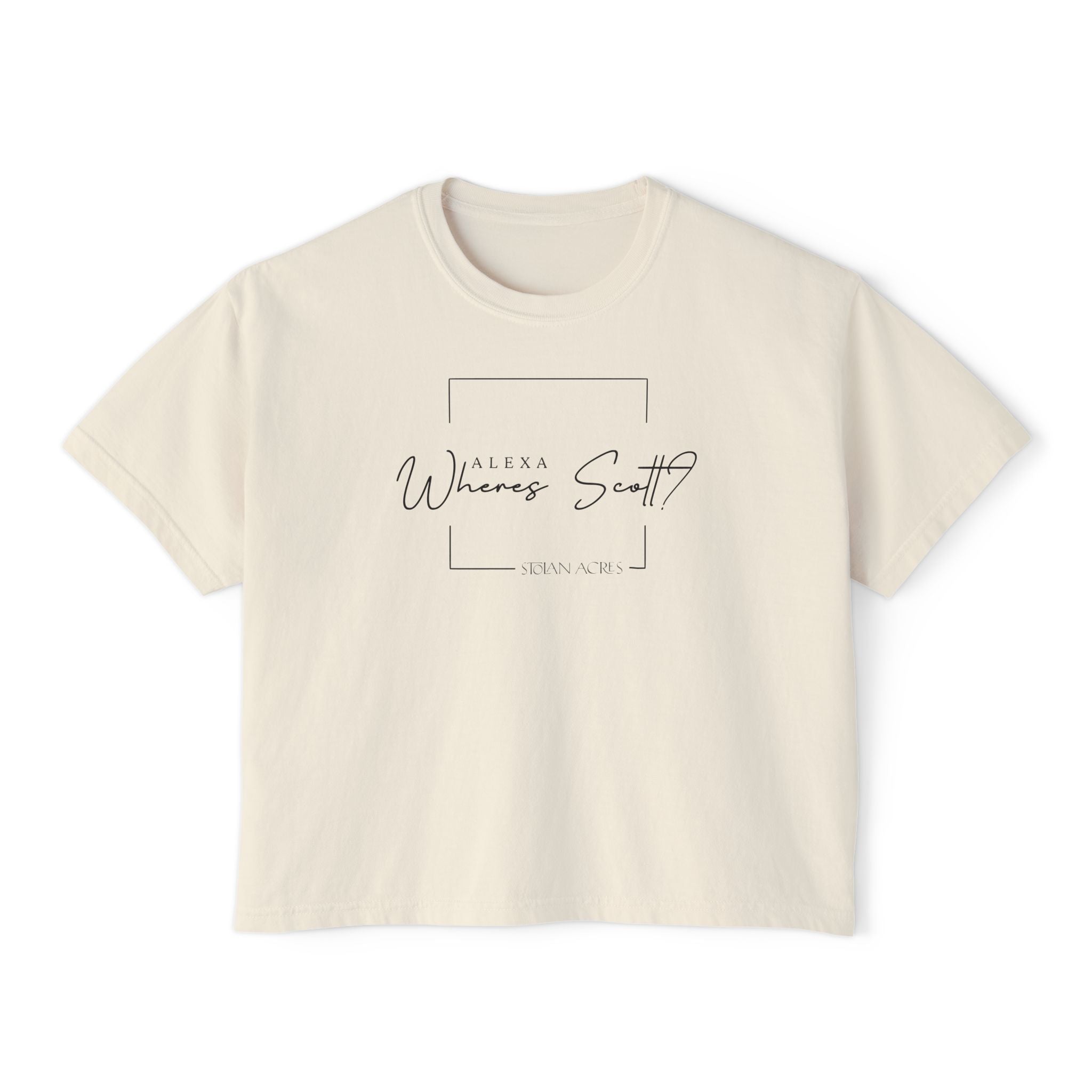 Where's Scott - Women's Boxy Crop