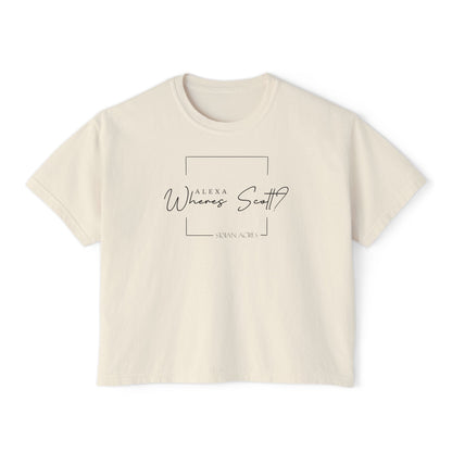 Where's Scott - Women's Boxy Crop