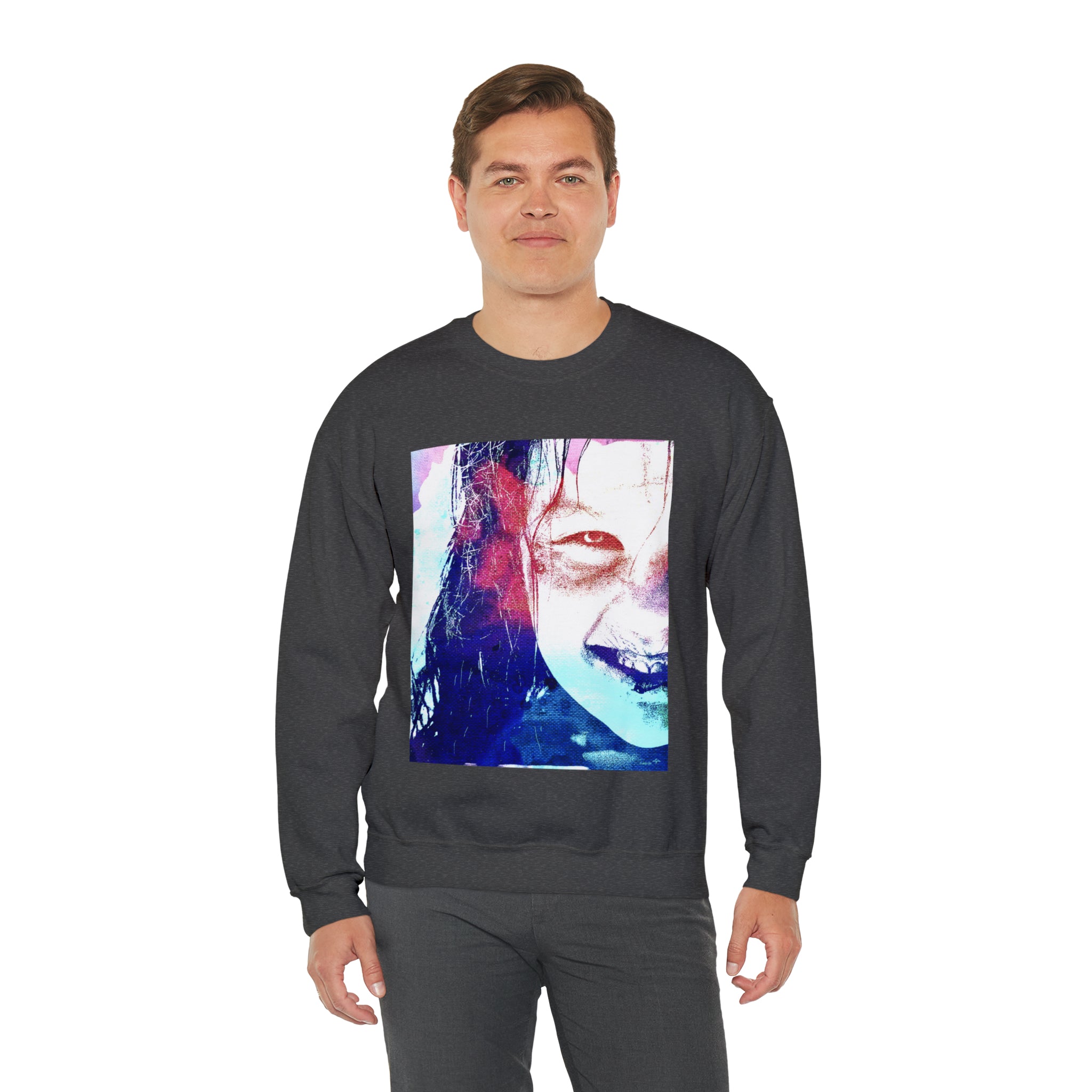 Exorcist Crewneck Sweatshirt (Pink and Navy Variant)