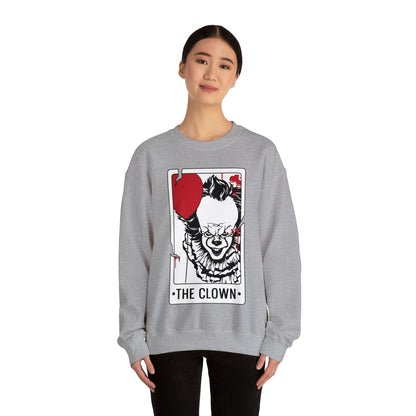 The Clown Tarot Card Crewneck Sweatshirt