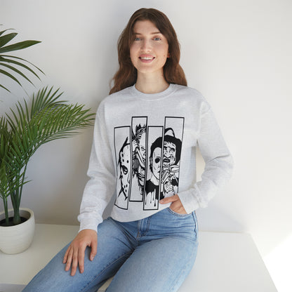 Horror Movie Friends Crewneck Sweatshirt